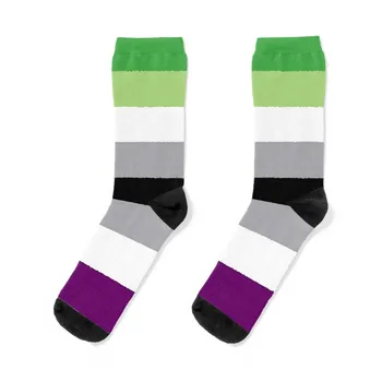 Aro Ace Flag Чорапи хлабав луд спортни чорапи модерен чорапи за жени Мъжки