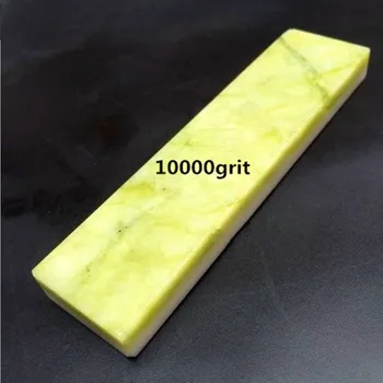 Professional 8000/10000 двойни страни естествен зелен ахат Whetstone нож острилка заточване камък