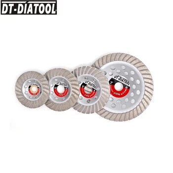 DT-DIATOOL 1pc Dia100 / 115/125 / 180mm диамант турбо шлифовъчно колело за бетон гранит зидария твърд камък