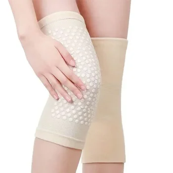 2 бр. Самонагряващи се подложки за коляното на коляното Подложки за подкрепа на коляното Dot Matrix Наколенки Турмалин ръкав за артрит Възстановяване на болки в ставите