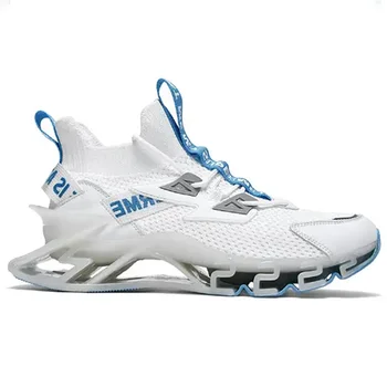Нова мрежа острие обувки мъжки маратонки бягане мъжки обувки открит спорт zapatillas zapatos de hombre masculino adulto плюс размер 46