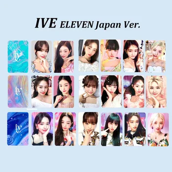 KPOP IVE Япония Дебютен албум ELEVEN PhotoCards 6бр Селфи LOMO карти Yujin Gaeul Wonyoung LIZ LEESEO REI LIZ Фен колекции