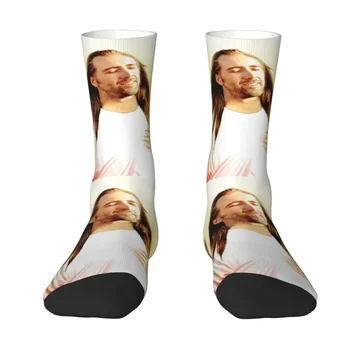 Kawaii Nicolas Cage Мъже Жени Топло 3D печат Исус Meme Футболни спортни чорапи