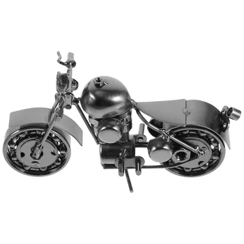 Мотоциклет Модел Декорации за дома Настолни занаяти Метални декоративни старомодни настолни детски орнаменти