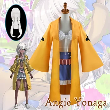 Danganronpa Анджи Йонага косплей костюм аниме супер униформа за жена Хелоуин