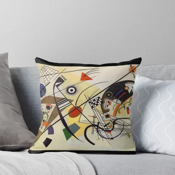 Напречна линия от Кандински Хвърли възглавница обичай възглавница снимка възглавници за разтегателен диван