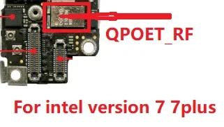 10pcs/lot за intel версия iphone7 плюс i7 7plus QPOET_RF PA ic чип