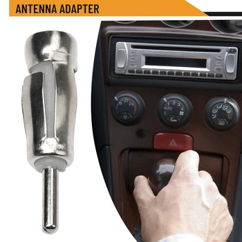 Автомобилен радио стерео антена адаптер автомобилен ISO към Din конектор Въздушен щепсел Конвертиране на GPS антена модификация аксесоари
