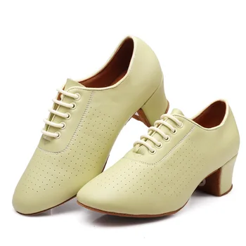 Телешка латино танцови обувки Жени Модерни джаз танцови обувки Оранжево лилаво зелено салса танцови обувки Здрава тренировка танцови обувки момичета