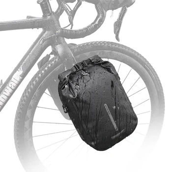  6L водоустойчив колоездене чанта велосипед предна чанта велосипед бързо освобождаване велосипед предна вилица чанта велосипед съхранение чанта колоездене аксесоар