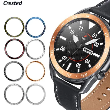 Bezel пръстен за Samsung Galaxy Watch 3 45mm 41mm / 46mm / 42mm / Gear S3 Frontier Accessorie sport Anti-fall metal Protector cover Case