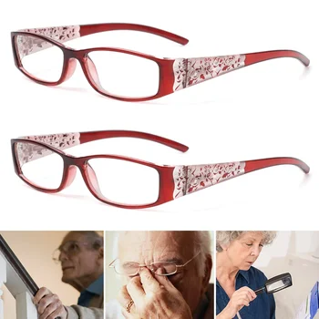 Ретро класически дамски очила за четене Анти-синя светлина Пресбиопична радиационна защита Преносими ултралеки очила Грижа за зрението