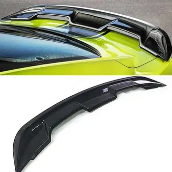 GT500 стил истински въглеродни влакна задно крило на багажника спойлер обувка крило горна устна за Ford Mustang GT GT500 2 врати купе 2015-2022 2018 19