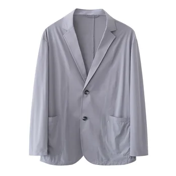 L-Бизнес костюм Мъжки напреднал смисъл малък костюм Корейска версия на тенденцията светлина зрял стил официален трикомпонентен най-добър мъж палто