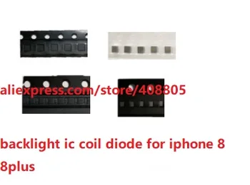 5sets/lot за iPhone 8 8 плюс i8+ подсветка ic U5650/U5660+ L5651/L5661 бобина + черен диод D5650/D5660 + D5651/D5661 стъклен диод
