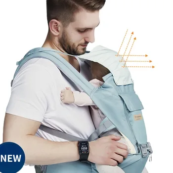 0-30 месеца бебе превозвач ергономични деца прашка раница торбичка обвивка отпред с лице многофункционални бебе кенгуру чанта дизайнерски чанти