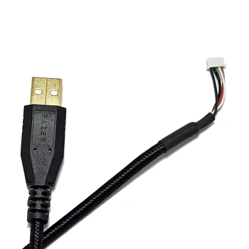 2.5m клавиатура линии замяна трайни PVC USB кабел кабел за RazerBlackWidow X Chroma Gaming клавиатура, черен