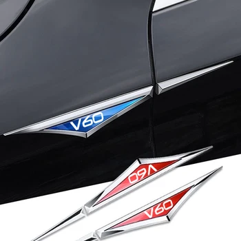 Аксесоари за кола 2бр / комплект за Volvo V60 кола калник метален стикер екстериор декоративни ваденки модификация кола емблема