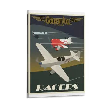 Златният век на авиацията - RACERS Canvas Painting естетическа стая стена изкуство платно живопис