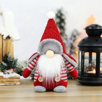 Коледа Дядо Коледа плюшена кукла шведски гноми Tomte орнаменти Коледа елф украса