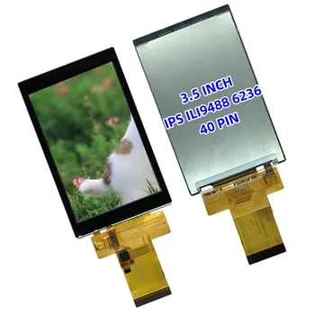 Фабрично електронен 3.5 инчов CTP IPS ILI9488 6236 LCD капацитивен сензорен панел DIY дисплей 480 * 320 TFT 40 PIN