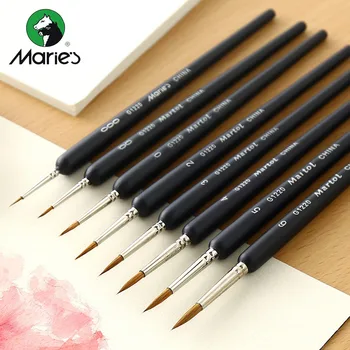 10pcs/Set Hook Line Pen Synthetic Art Brush Paint For Acrylic Painting Watercolor Gouache Paint Brush Set Drawing Art Supplies