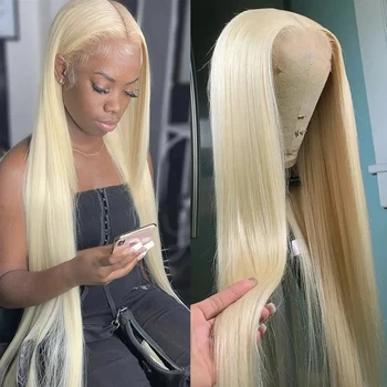 30 инча 13x4 направо 613 мед блондинка дантела фронт човешка коса перука бразилски цветни 13x6 прозрачна дантела фронтални перуки за жени
