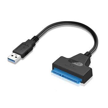 SATA USB адаптер кабел SATA към USB3.0 Поддръжка на конвертор за трансфер на данни 2.5