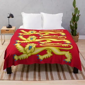 Plantagenet Arms of England хвърлят одеяло Loose одеяло за диван Soft Big Blanket