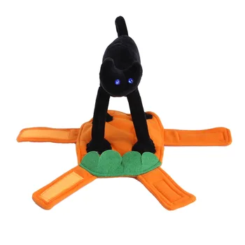 Черна путка трансформиращ костюм котка куче косплей дрехи смешно Хелоуин ролева дреха за големи средни и малки домашни любимци