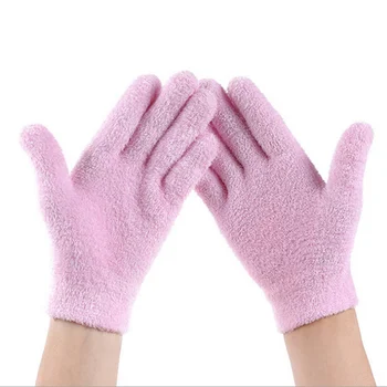 2 чифта овлажняващи ръкавици парафин ръкавици за баня омекотяване на кожата чорапи