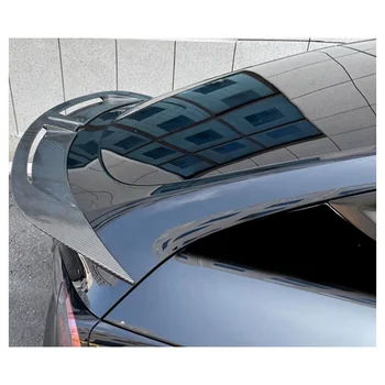 Автомобилни спойлери Abs Carbon Fiber Style Заден багажник спойлер Голямо крило за Tesla Model Y 2021 2022 2023