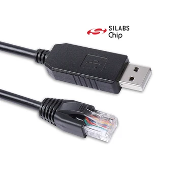 MPP слънчев инвертор RS232 PC комуникационен кабел Silicon Labs CP2102 USB RS232 към RJ45 8P8C кабел за мониторинг