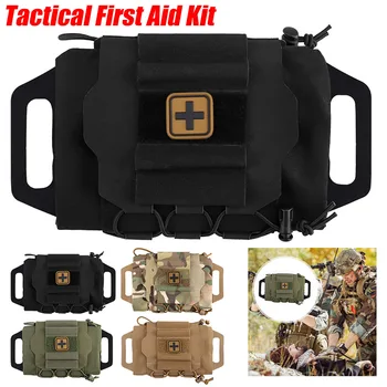 Тактически комплект за първа помощ Външна ловна чанта Медицински комплекти с ръкохватка Медицински военни торбичка оцеляване Първа помощ Ловни аксесоари