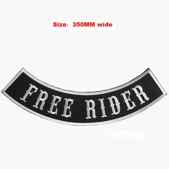 free rider rocker jacket for full back embroidery patch 350MM wide /custom patches/custom varsity jackets/decorations for cloth