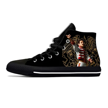 Freddie Mercury Queen Rock Band Music Singer Cool Casual Cloth Shoes High Top Lightweight Breathable 3D Print Men Women Sneakers
