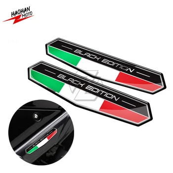 Италия флаг стикер Italia черно издание Decal за Aprilia Ducati за Piaggio Vespa GTS150 GTS250 GTS300 GTV150 GTV250 GTV300