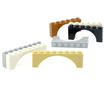 съвместим сглобява частици 3308 16577 арка мост блокове 1x8x2 градивни блокове DIY образователни творчески играчки за деца