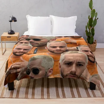 Дилън Обрайън Колаж Хвърляне на одеяло Космати пухкави рошави декоративи единични одеяла