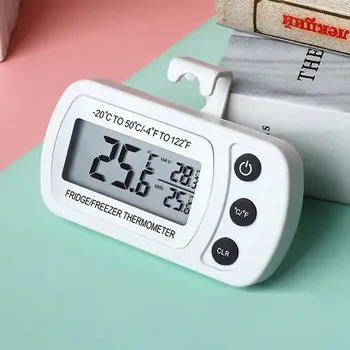 Мини цифров термометър хигрометър LCD спалня хладилен хладилник фризер термометър с кука за кухня У дома