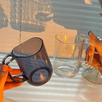INS Домакинска гаргара с дръжка Пластмасова прозрачна чаша за измиване съхранение в банята