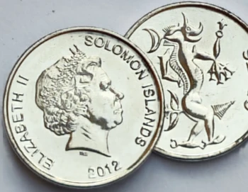 17mm Британски Соломонови острови, 100% истинска истинска възпоменателна монета, оригинална колекция