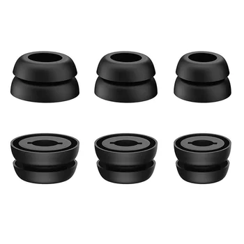 3 чифт силиконови слушалки против хлъзгане Анти-изгубени удобни наушници за слушалки Samsung Galaxy Buds Pro (черни)