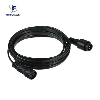 2m удължителен кабел за S14 външни струнни светлини с 2pin 2 * 0.75mm квадратен проводник за Garland Сватбено коледно парти светлина