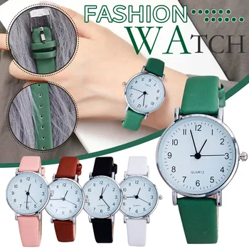 Нови жени луксозни кварцови сплави часовник дами мода неръждаема стомана набиране случайни гривна часовник кожа ръчен часовник Zegarek Damski