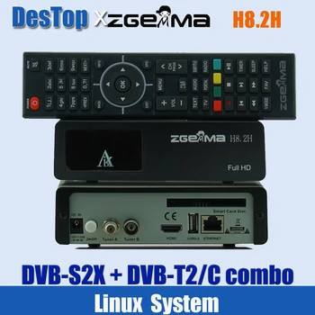 Най-новият ZGEMMA H8.2H сателитна телевизия приемник Linux Enigma2 рецептор DVB-S2X + DVB-T2 / C H2.65 1080P HD цифров приемник за сателитна телевизия