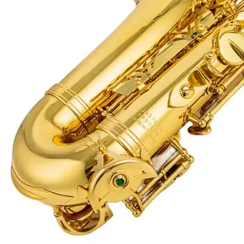 Юпитер JAS-700Q Alto Eb Tune саксофон ново пристигане месинг злато лак музикален инструмент E-плосък саксофон с калъф аксесоари