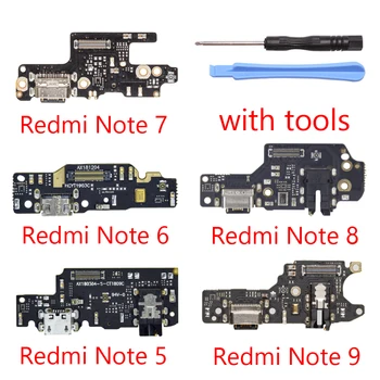 USB порт за зареждане за Xiaomi Redmi Note 9 8 7 6 5 Plus Pro зарядно устройство док конектор Flex кабел ремонт портове