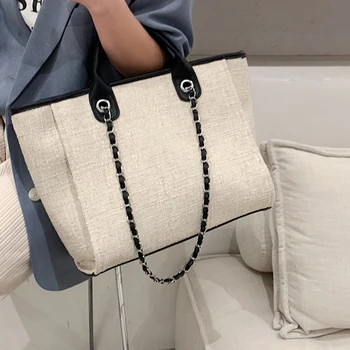 Големи дамски чанти за рамо 2023 Модни висококачествени чанти Плътен цвят Нова ваканция жени пазарски чанти