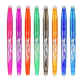 4 бр / комплект многоцветна изтриваема гел писалка 0.5mm Kawaii писалки студент писане творчески инструменти за рисуване офис училище снабдяване канцеларски материали